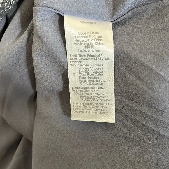 Madewell Tie Back Button Front Midi Dress Sz 4 - Picture 9 of 10